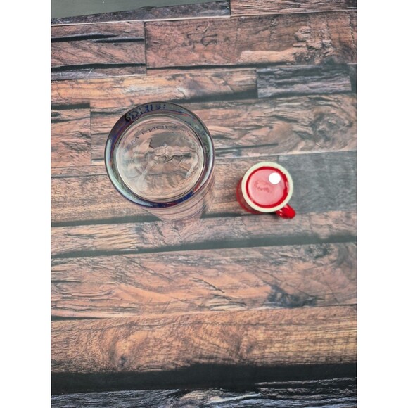 Vtg New England Patriots NFL Football 6.25" Beer Glass & Shot Glass Set Barware - Picture 4 of 13